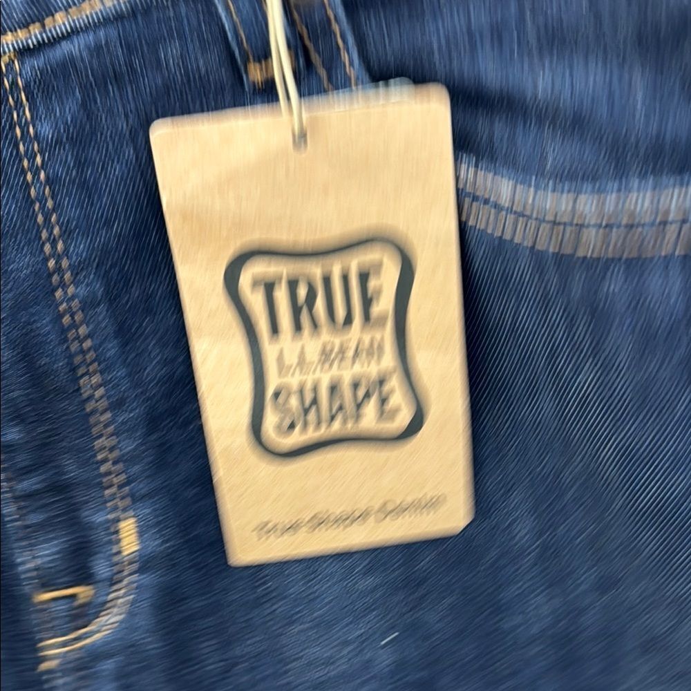 True Craft Blue Straight Leg Jeans - Picture 3 of 5